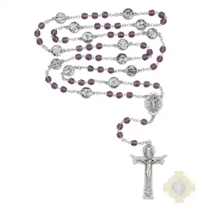 Purple Stations Of The Cross Rosary