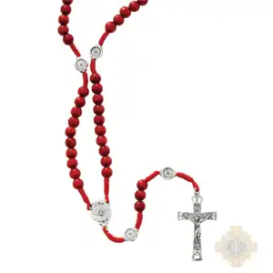 Red Corded Holy Spirit Rosary