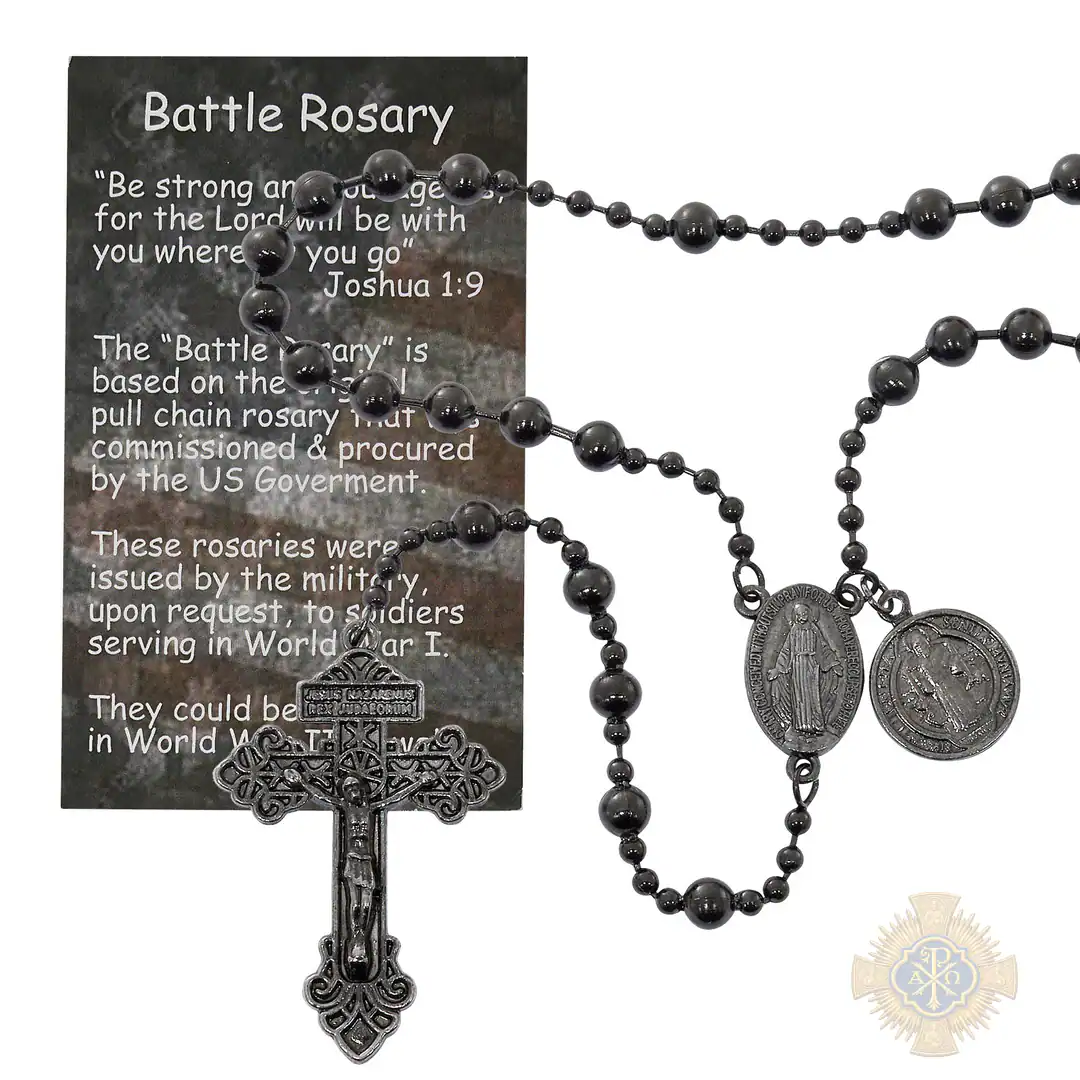 Gun Metal Plated Battle Rosay Carded Gun Metal Plated Battle Rosay Carded