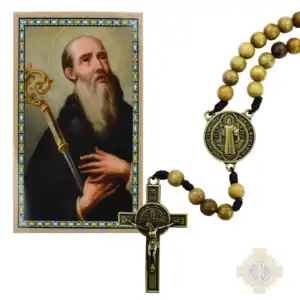 St. Benedict Wood Rosary