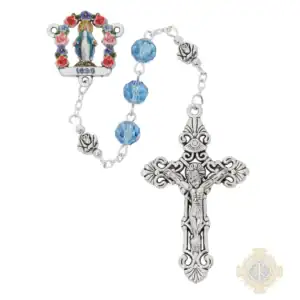 Miraculous Blue Rosary Deluxe