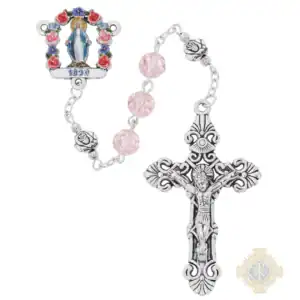 Miraculous Pink Rosary Deluxe