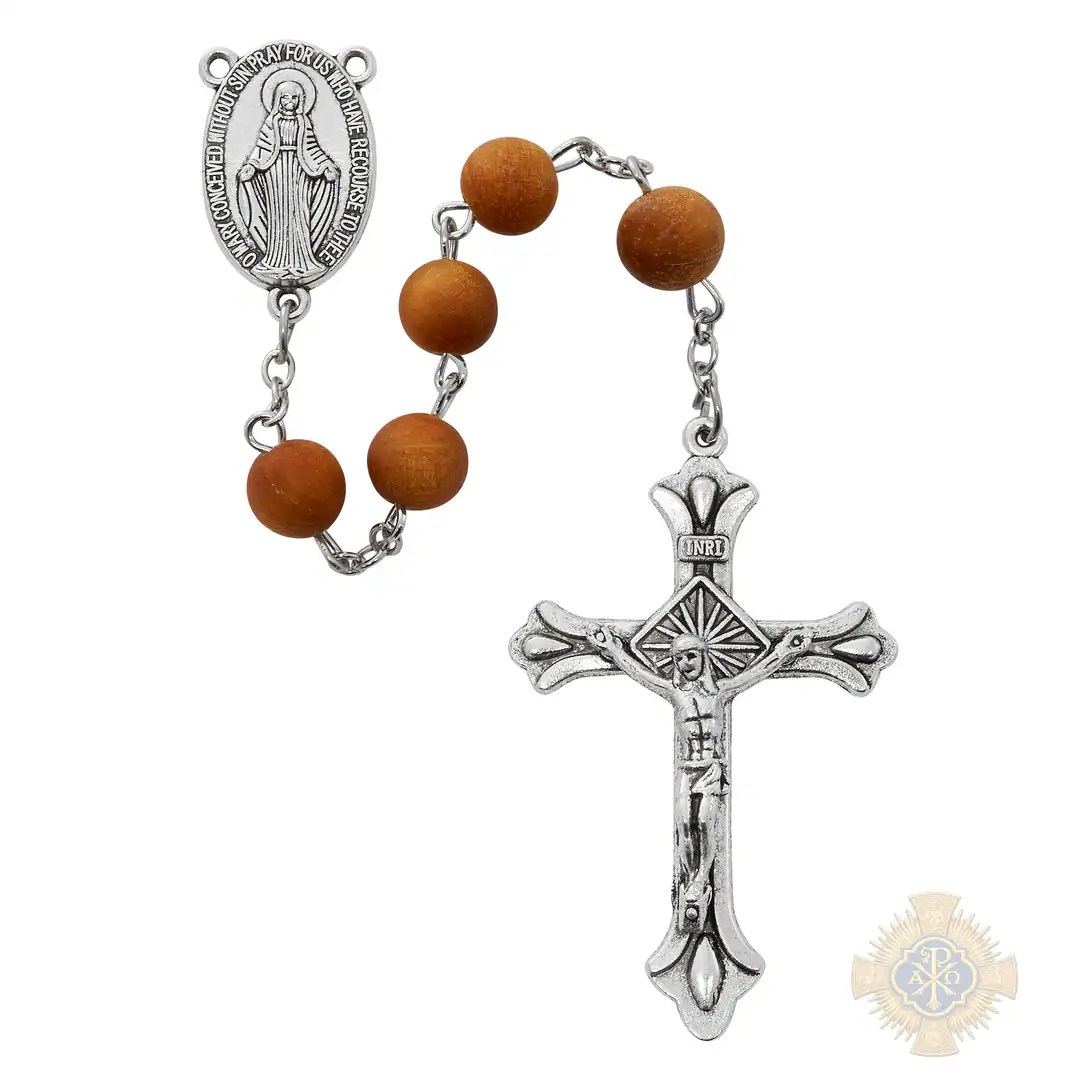 Brown Argarwood Rosary In Clear Top Box Brown Argarwood Rosary In Clear Top Box