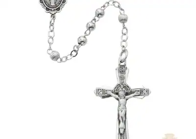 All Sterling Rosary with Sterling Silver Crucifix