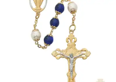 Blue Miraculous Rosary
