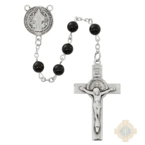 Sterling Silver St Benedict Rosary