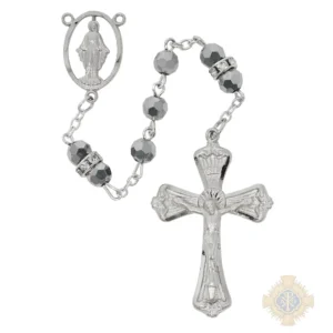 Metallic Crystal Labrador Rosary