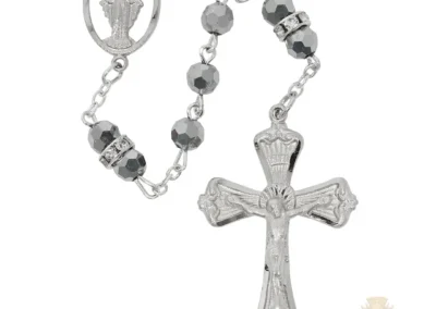 Metallic Crystal Labrador Rosary