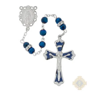 Metallic Crystal Labrador Rosary