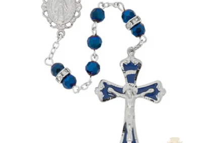 Metallic Crystal Labrador Rosary