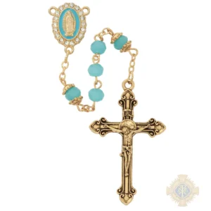 Guadlaupe Aqua Rosary Deluxe