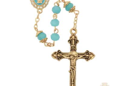 Guadlaupe Aqua Rosary Deluxe